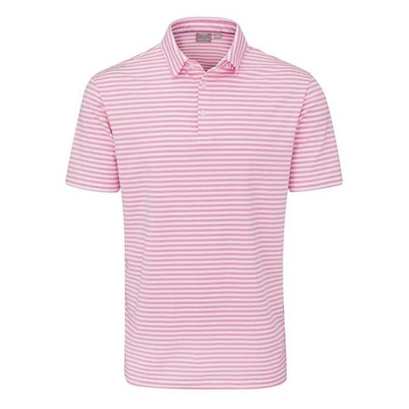 Picture of Ping Mens Owain Polo Shirt - Wild Rose/White