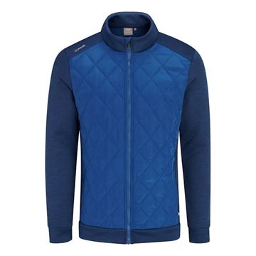 Picture of Ping Mens Aaran Quilted Hybrid Jacket - Ink Marl/Inky