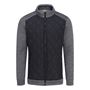 Picture of Ping Mens Aaran Quilted Hybrid Jacket - Steel Marl/Black