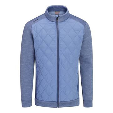 Picture of Ping Mens Aaran Quilted Hybrid Jacket - Airforce Marl/Airforce