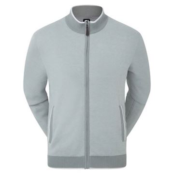 Picture of FootJoy Mens Full-Zip Lined Pullover Grey 88839