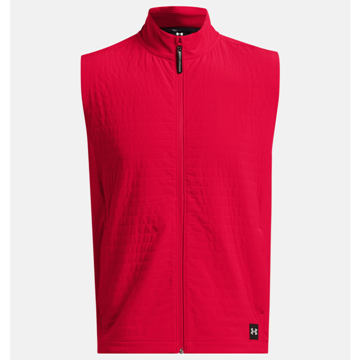 Picture of Under Armour Men's UA Drive Pro Storm Lightweight Insulated Vest - Red / Metallic Silver - 1387120-600