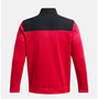 Picture of Under Armour Men's UA Drive Storm SweaterFleece ½ Zip - Red / Black - 1387121-600