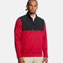 Picture of Under Armour Men's UA Drive Storm SweaterFleece ½ Zip - Red / Black - 1387121-600