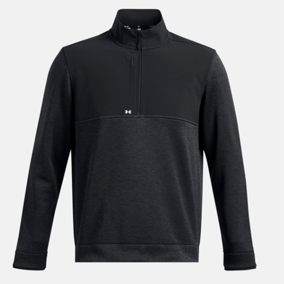 Picture of Under Armour Men's UA Drive Storm SweaterFleece ½ Zip - Black / Anthracite - 1387121-001