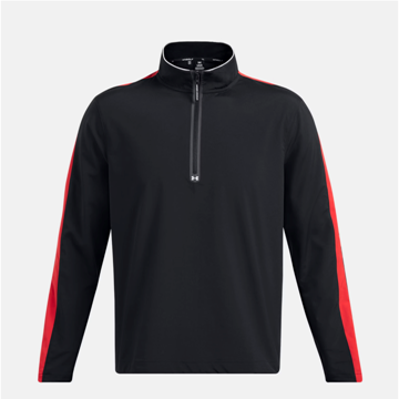 Picture of Under Armour Men's UA Storm Windstrike ½ Zip - Black / Red - 1383149-001