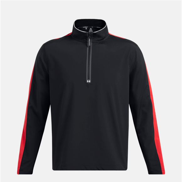 Picture of Under Armour Men's UA Storm Windstrike ½ Zip - Black / Red - 1383149-001