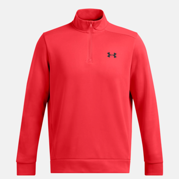 Picture of Under Armour Men's Armour Fleece® ¼ Zip -  Racer Red / Black - 1373358-713