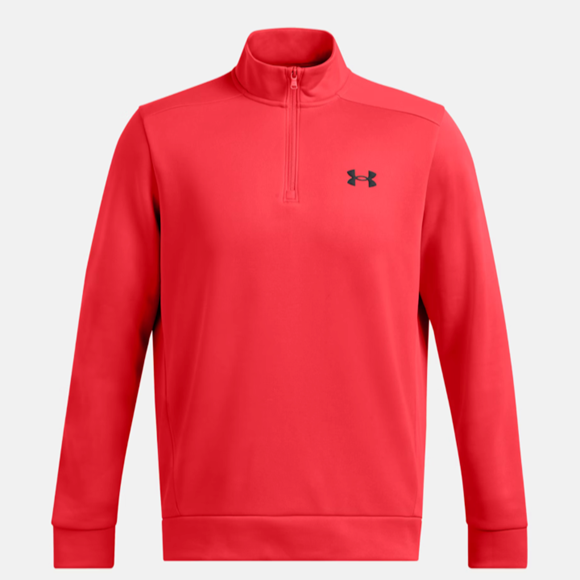 Picture of Under Armour Men's Armour Fleece® ¼ Zip -  Racer Red / Black - 1373358-713