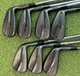 Picture of Cobra King Forged Tec Iron Set - Black - 4-PW - +1/2" - 1 Up - Regular Steel - Preowned - CO0For010