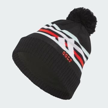 Picture of adidas COLD.RDY Pom Golf Beanie - Black - HY1631