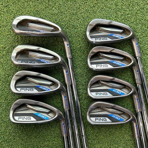 Picture of Ping G30 Iron Set - 5-PW+UW+SW - Regular Steel - Preowned - TO0Pin3534