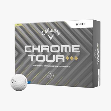 Picture of Callaway Chrome Tour Diamond Golf Balls (Multi Buy) 2024 White