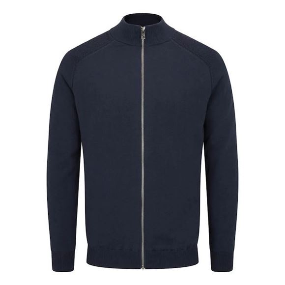 Picture of Ping Mens Murphy Lined Full Zip Sweater - Navy