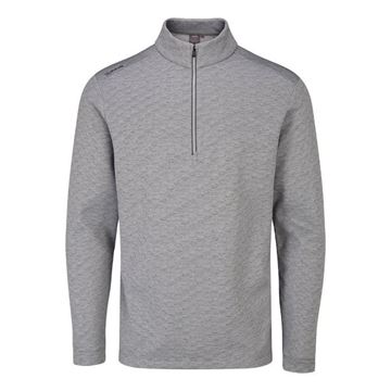 Picture of Ping Mens Bexton Half Zip Fleece - Quiet Grey Multi