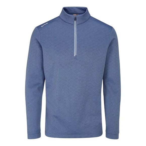 Picture of Ping Mens Bexton Half Zip Fleece - Airforce Multi