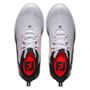 Picture of FootJoy Mens FJ Fuel Golf Shoes - 55420 2025 White/Black/Coral