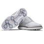 Picture of FootJoy Mens FJ Traditions Golf Shoes - 57957 2025 Grey/White