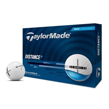 Picture of TaylorMade Distance + Golf Balls - White 2025