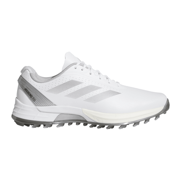 Picture of adidas Mens Adizero ZG Golf Shoes - IE3528 White/Grey/Silver 2025