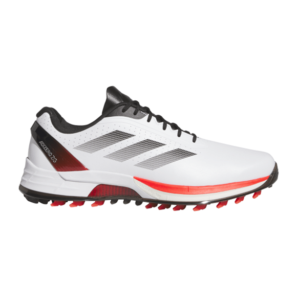 Picture of adidas Mens Adizero ZG Golf Shoes - IE3530 White/Red/Black 2025