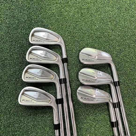 Picture of Cobra King Forged CB/MB Iron Set - 4-PW - Stiff Steel - Preowned - TO0FTC241