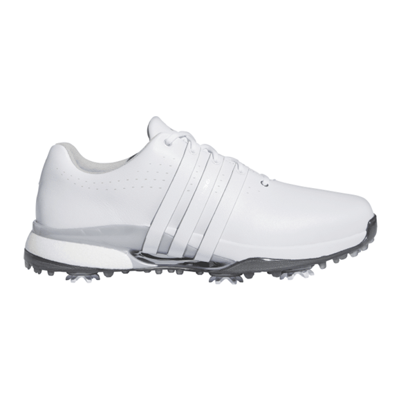 Picture of adidas Mens Tour 360 Golf Shoes 2024 - White/Silver IF0244