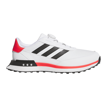 Picture of adidas Mens S2G SL BOA Golf Shoes 2024 JI4033 White/Black/Red