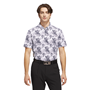 Picture of adidas Mens Go-To Printed Polo Shirt JP2366 White/Collegiate Navy