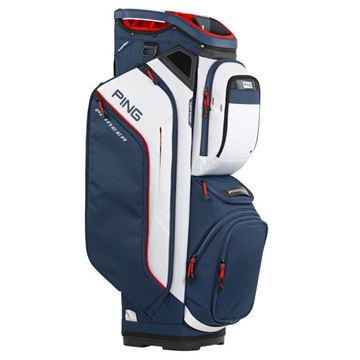 Picture of Ping Pioneer Cart Bag Navy/White/Red 2025