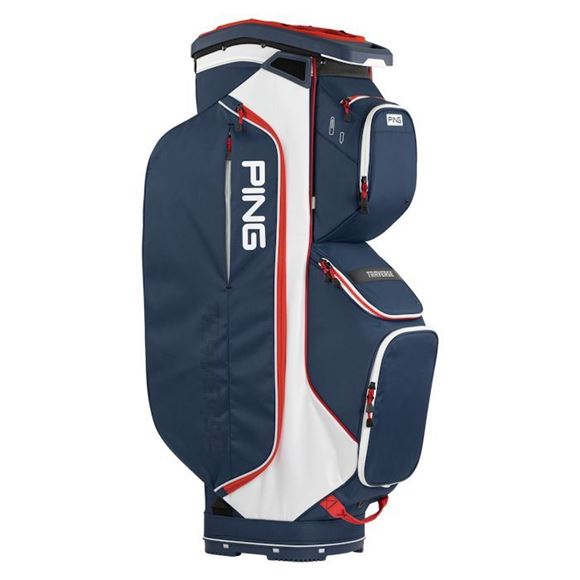 Picture of Ping Traverse Cart Bag Navy/White/Red 2025