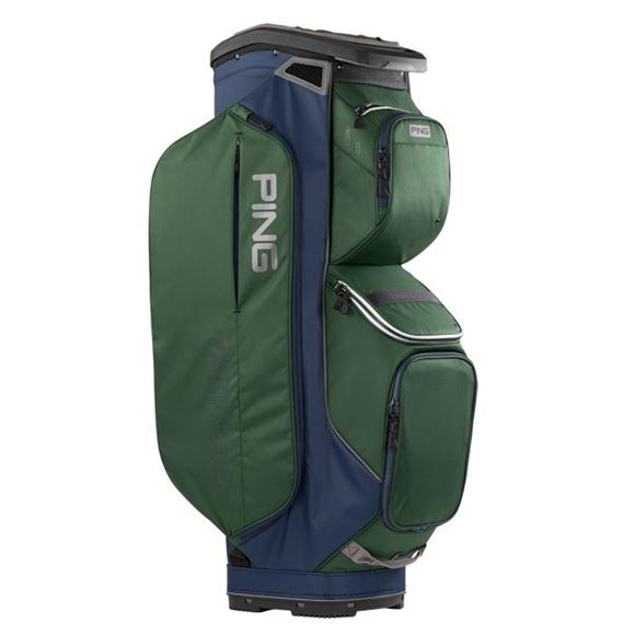 Picture of Ping Traverse Cart Bag Dark/Green Grey/Navy 2025