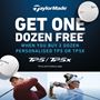 Picture of TaylorMade TP5x Golf Balls Personalised 4 for 3 Promo