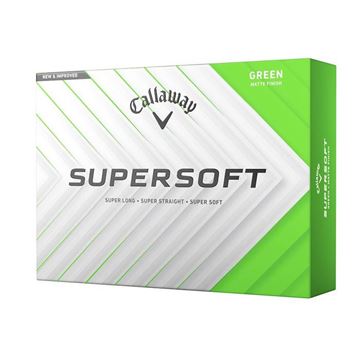 Picture of Callaway Supersoft Golf Balls (Multi Buy) 2025 Green