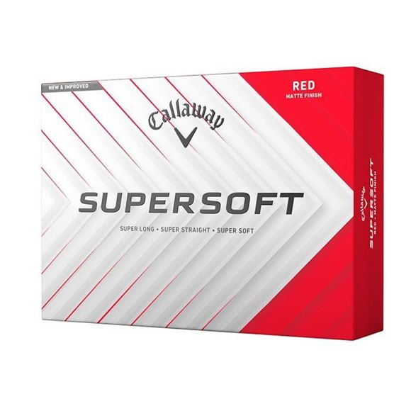 Picture of Callaway Supersoft Golf Balls 2025 Red