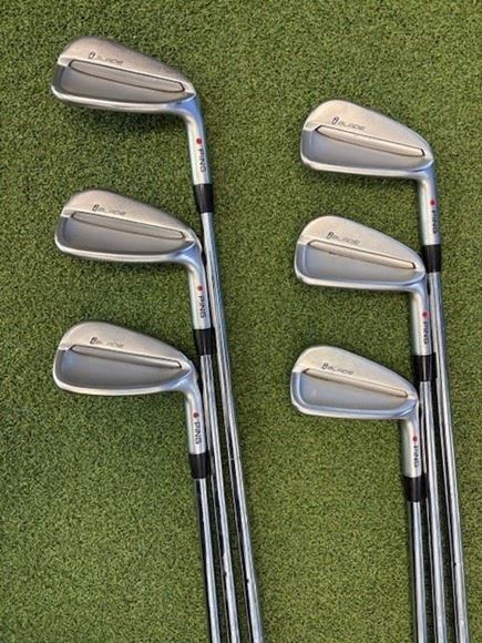 Picture of Ping  iBlade Iron Set - 5-PW -  Red Dot - Stiff Steel - Preowned - TO0pin3980