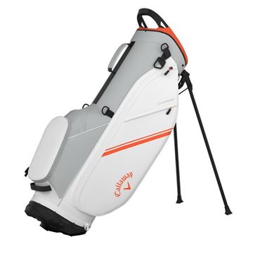 Picture of Callaway Chase '25 Stand Bag White/Silver Orange 2025